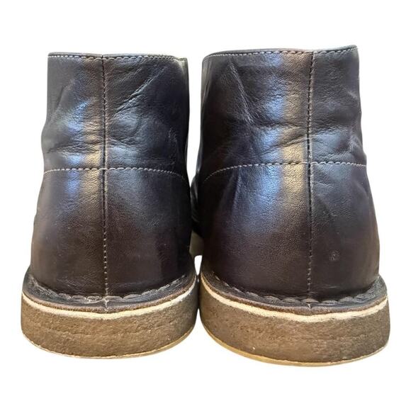 Ugg Leighton Desert Chukka Boot Men size 12 Brown Leather - Picture 5 of 8
